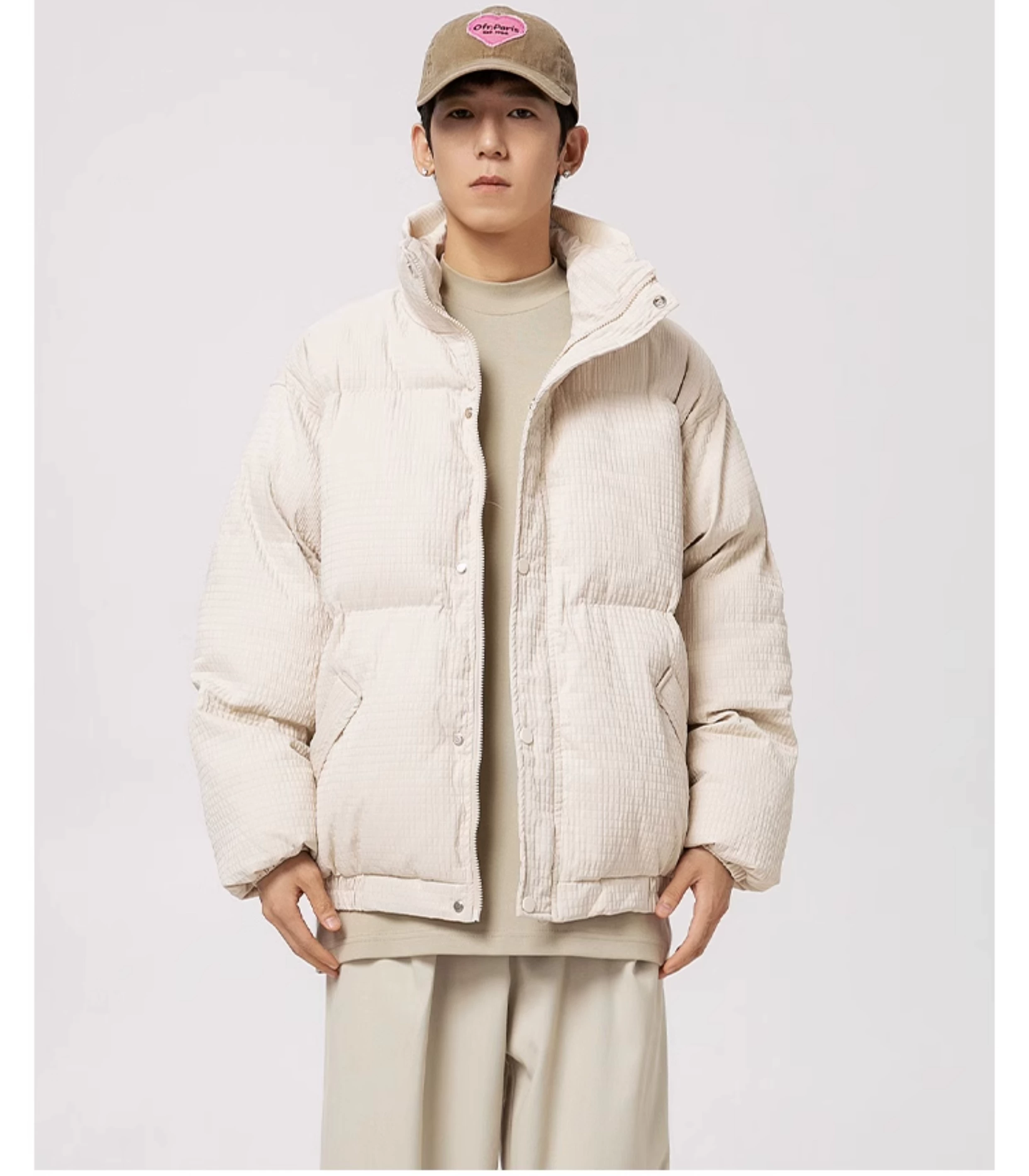 AK Warm Stand Collar Cotton Coat Men