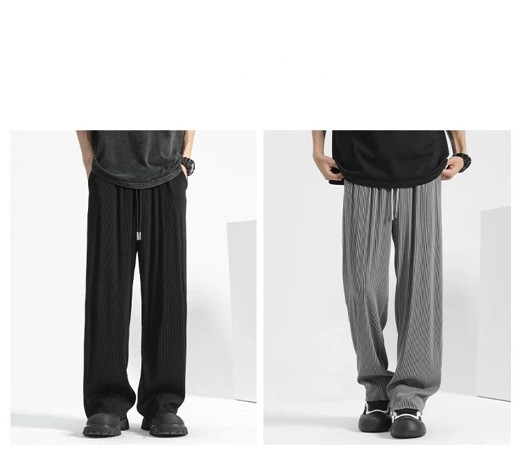 MRBO Loose Fit Black Trousers