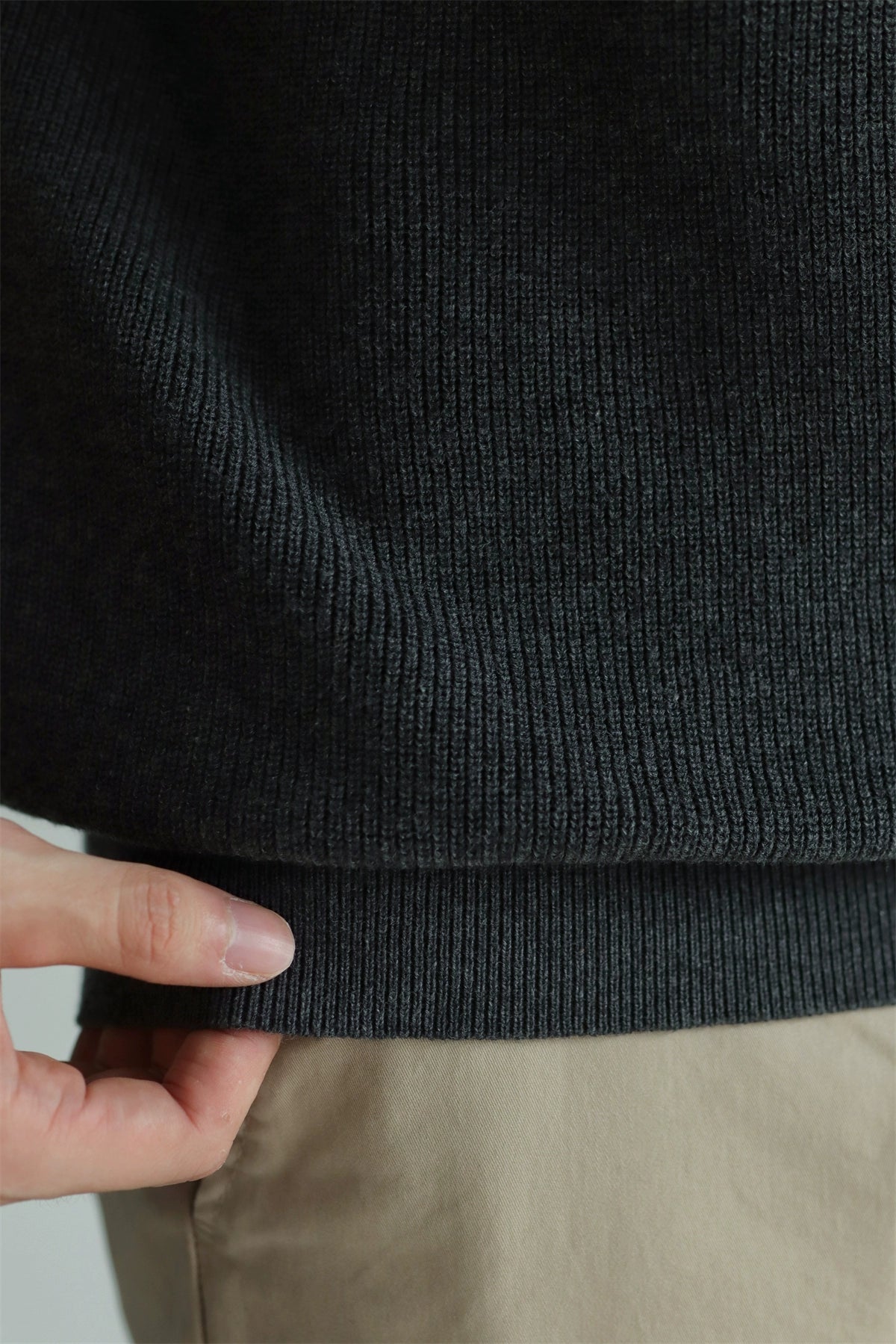 YX Knitted Short Sleeve Half Zipper Polo Shirt