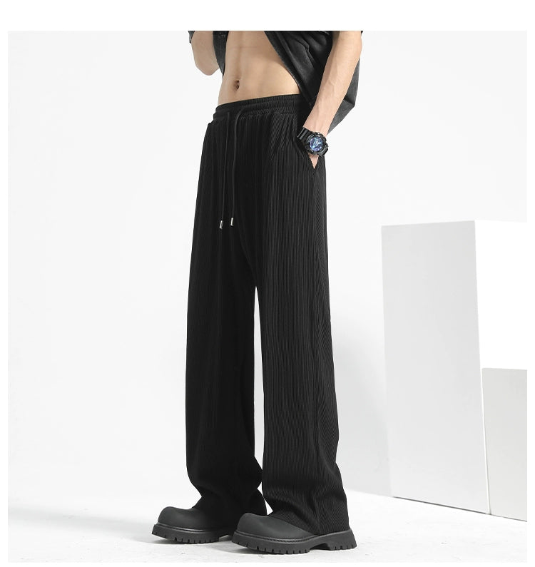 MRBO Loose Fit Black Trousers