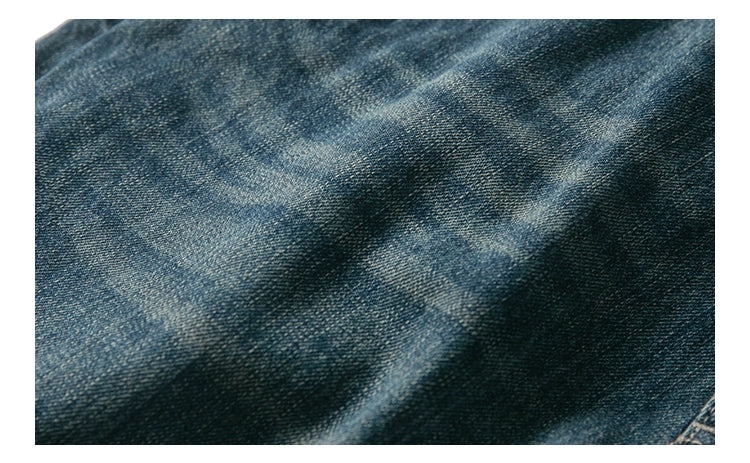AK Straight-Cut Pile Jeans Men
