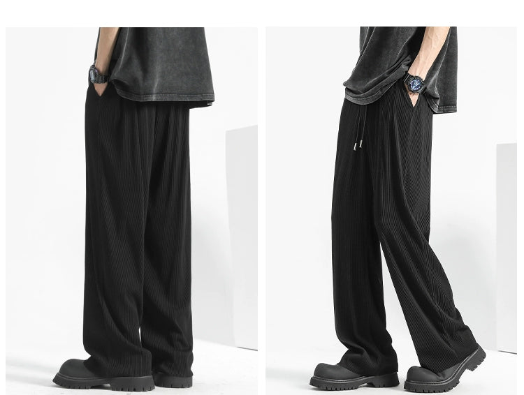 MRBO Loose Fit Black Trousers