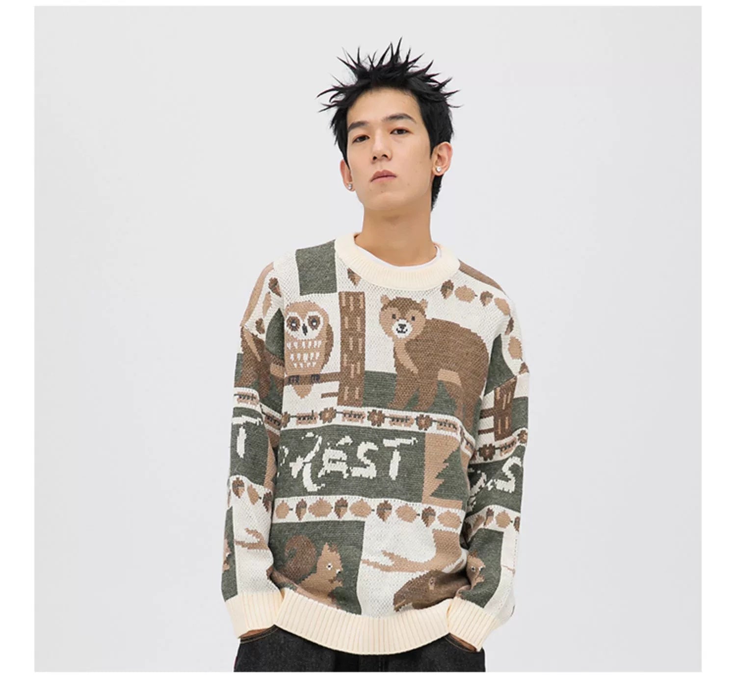 AK National Tide Knit Sweater Men