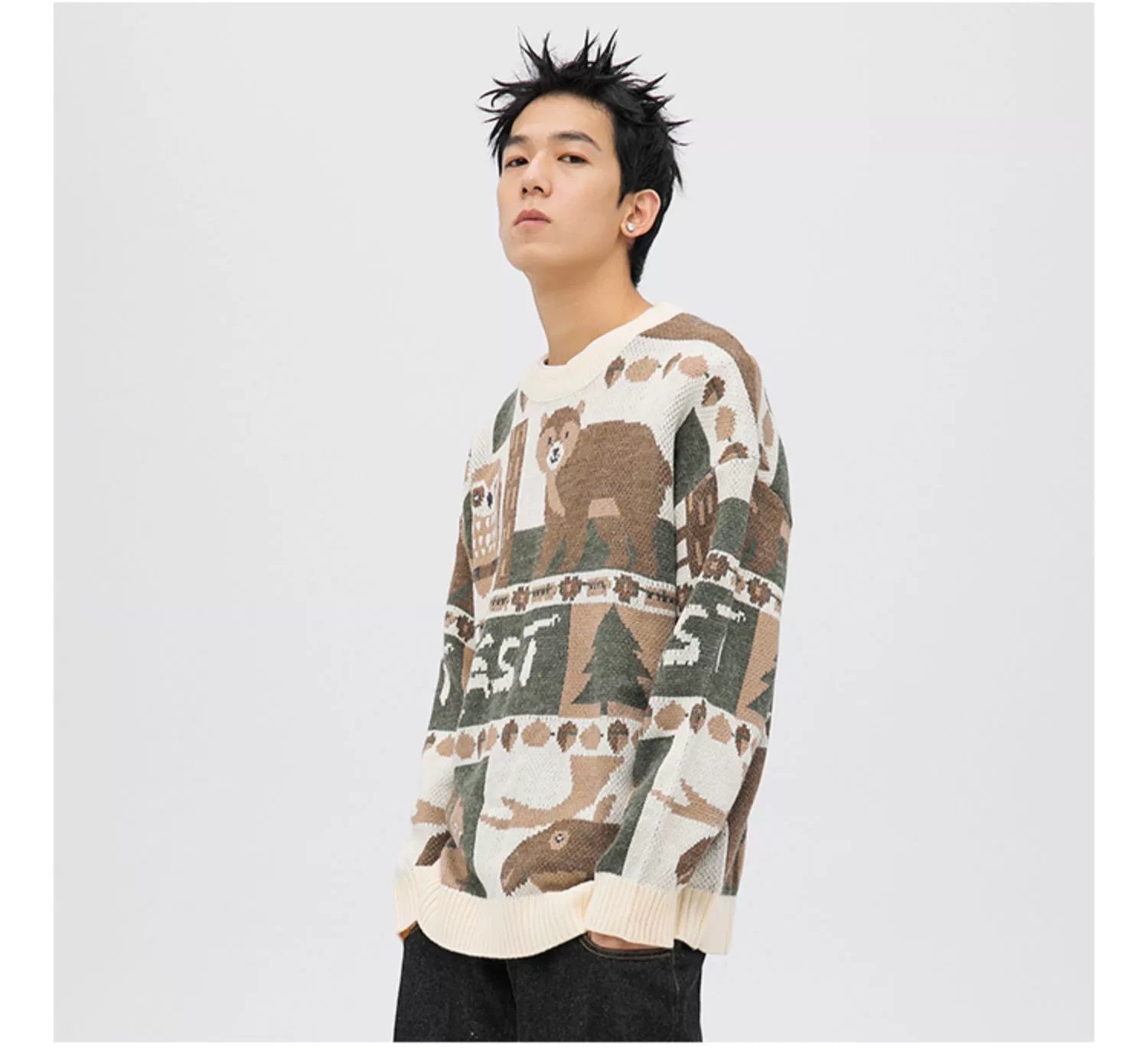 AK National Tide Knit Sweater Men