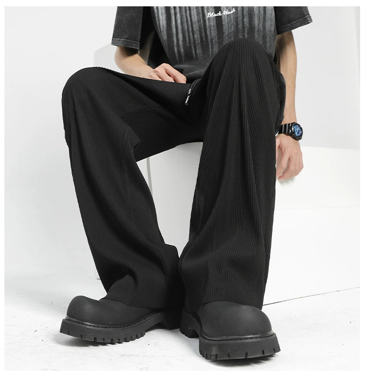 MRBO Loose Fit Black Trousers