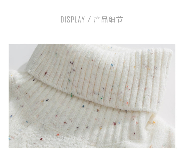 AK Retro High Lapel Loose Sweater Men