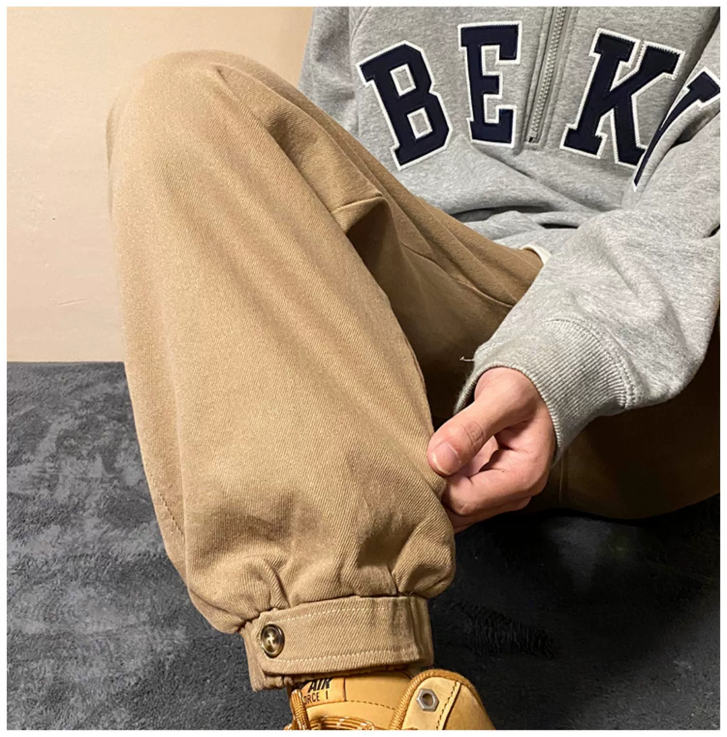 MRBO Oversized Cotton Sports Trousers