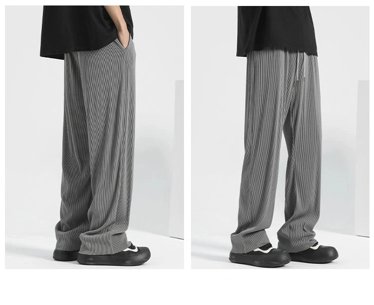 MRBO Loose Fit Black Trousers