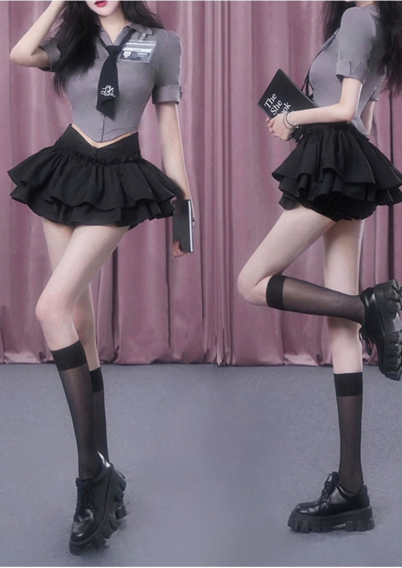 GAOSITONG Sophia Summer Design Skirt Set