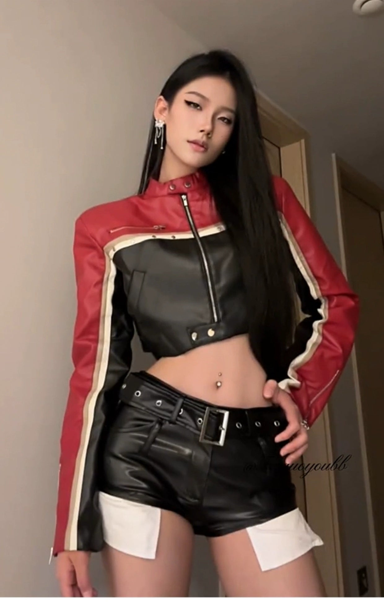 GAOSITONG Oliver American Sexy Trousers Set