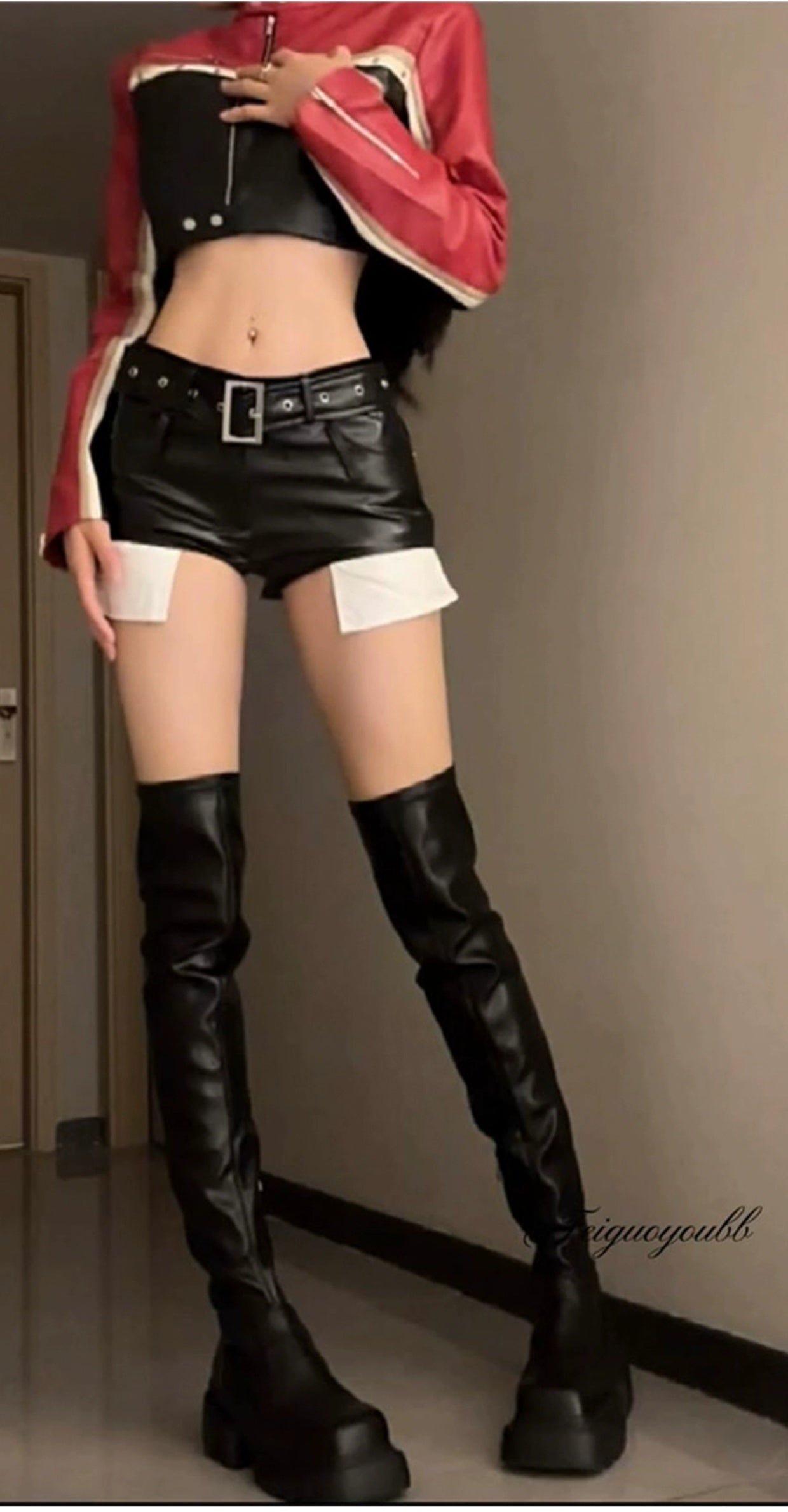 GAOSITONG Oliver American Sexy Trousers Set