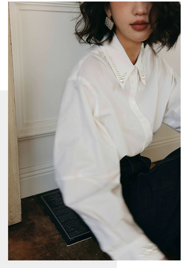 ROSEBANKS Stella Pearl Embellished Shirt