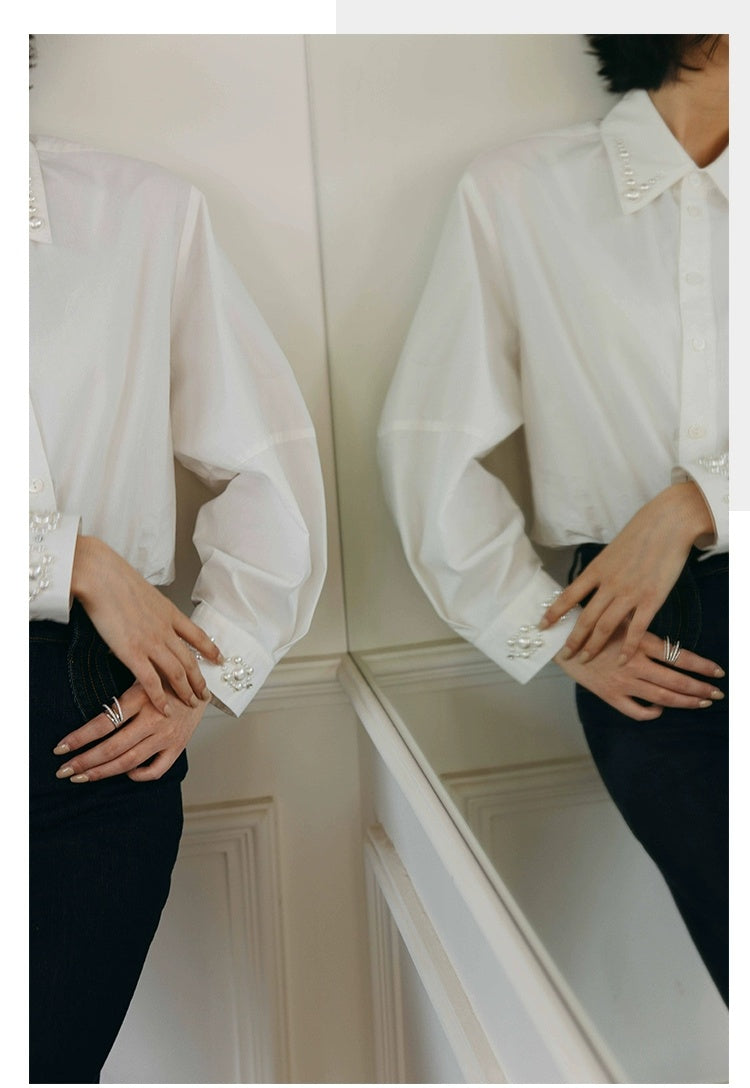ROSEBANKS Stella Pearl Embellished Shirt