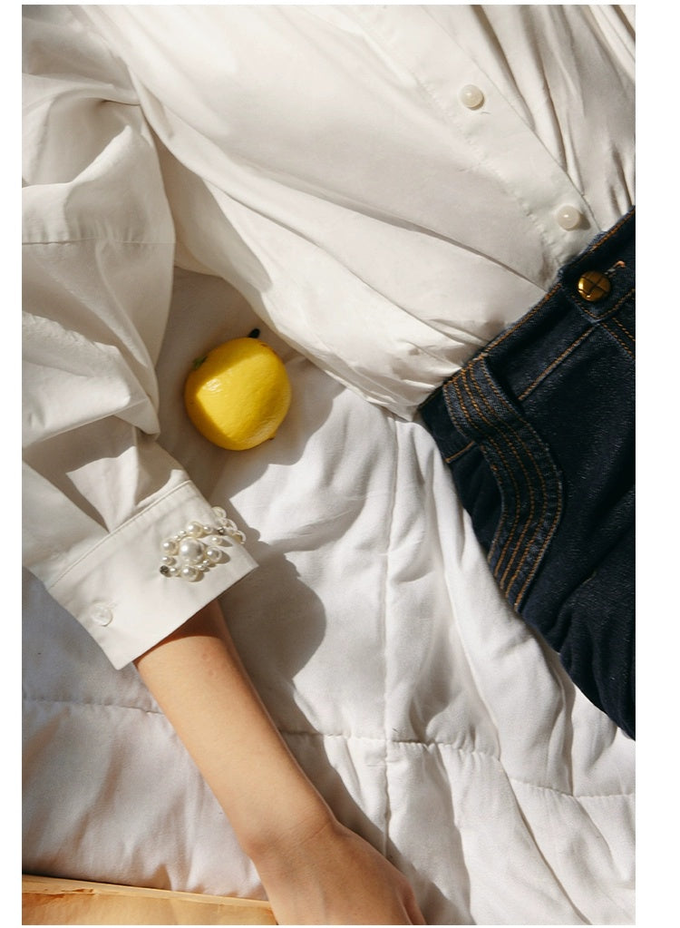 ROSEBANKS Stella Pearl Embellished Shirt