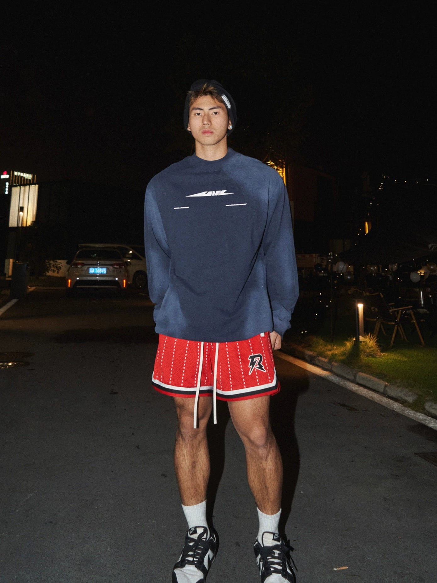 PLM Round Neck Drop Shoulder Gradient Jumper