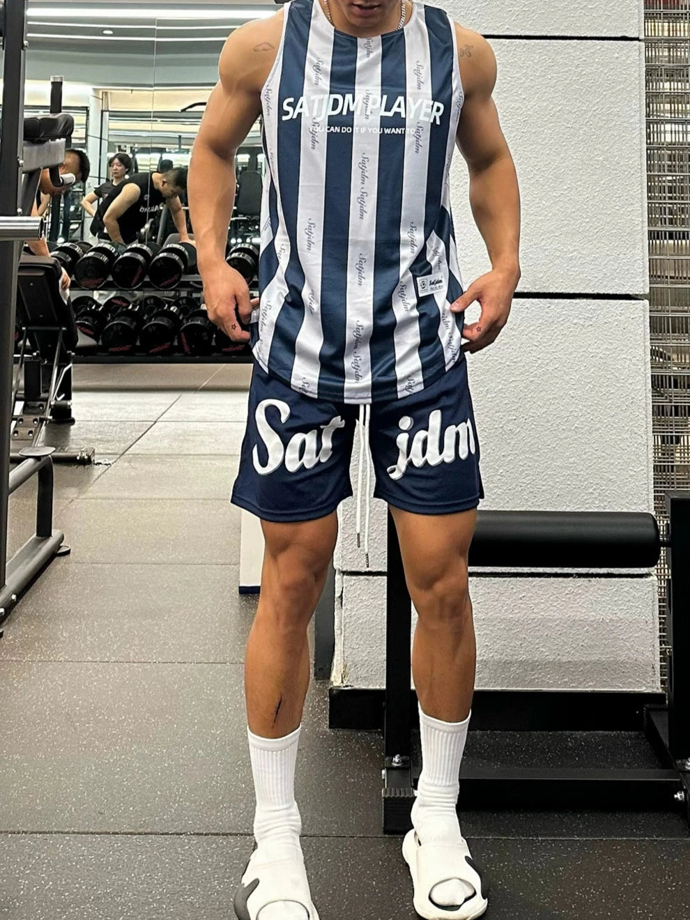 SATJDM Breathable Basketball Football Training T-Shirt for Gym, American Style