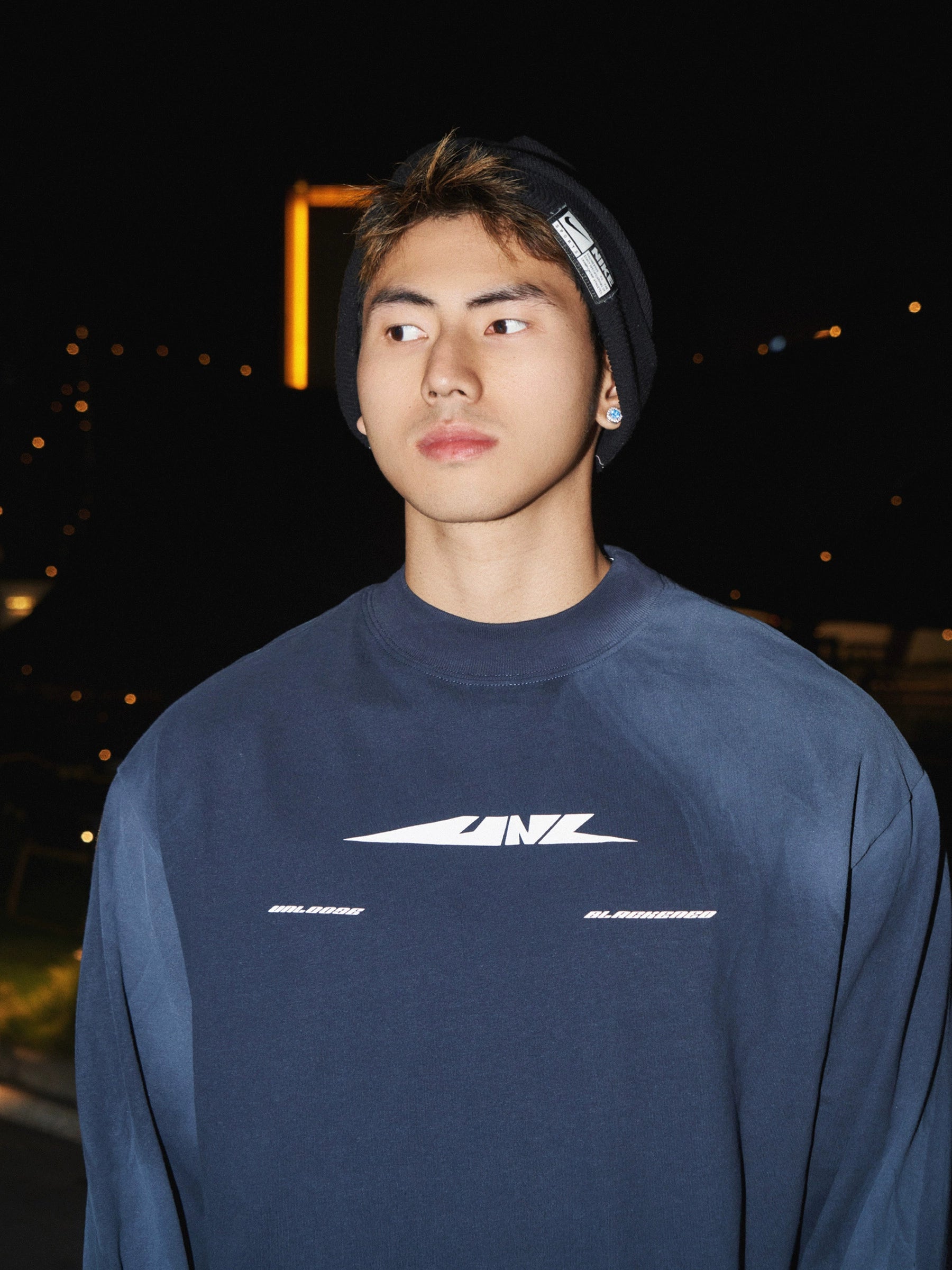PLM Round Neck Drop Shoulder Gradient Jumper