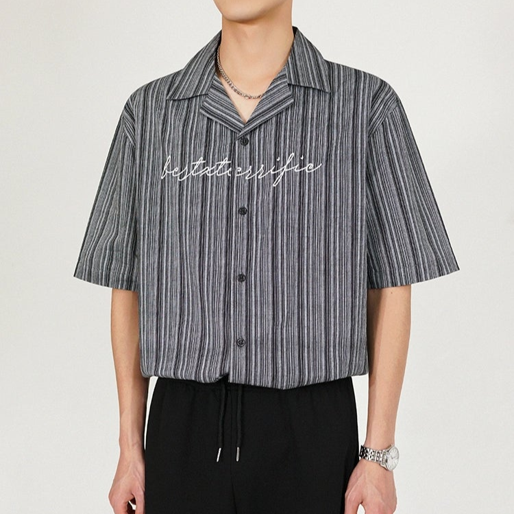 MRCYC Cuba Collar Stripe Shirt