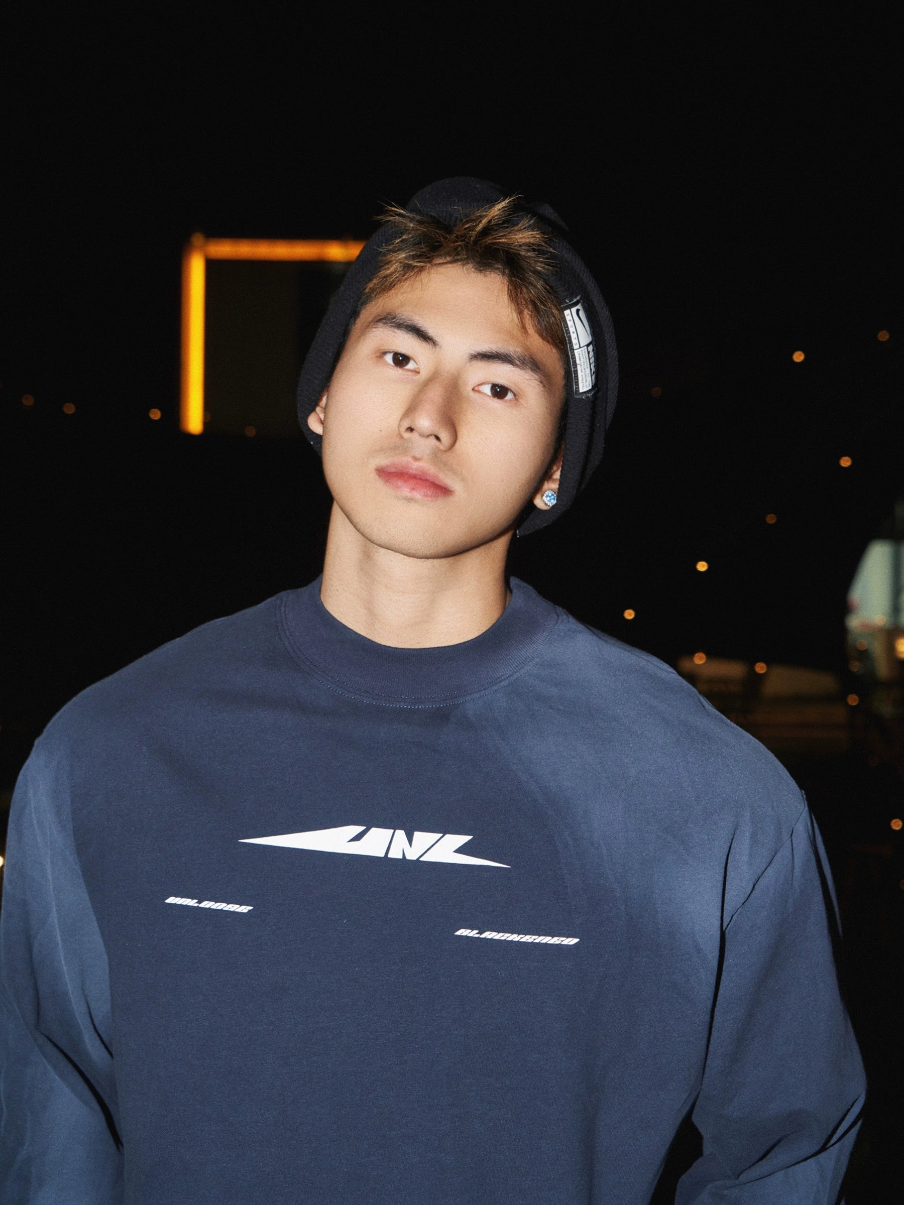 PLM Round Neck Drop Shoulder Gradient Jumper