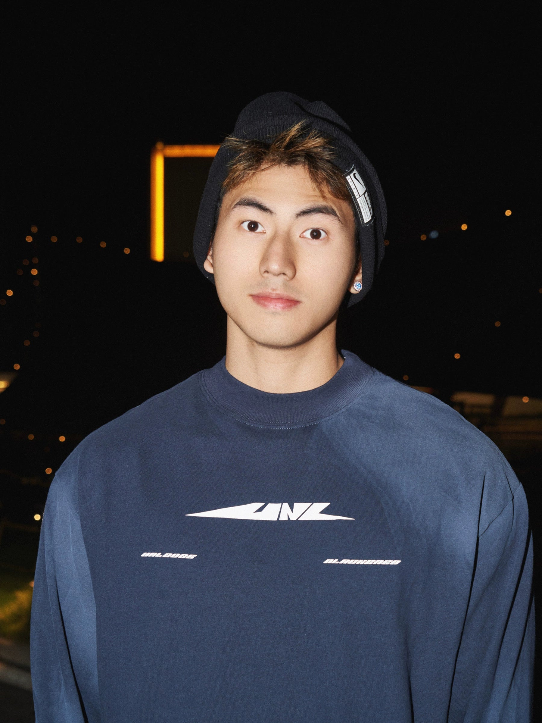 PLM Round Neck Drop Shoulder Gradient Jumper