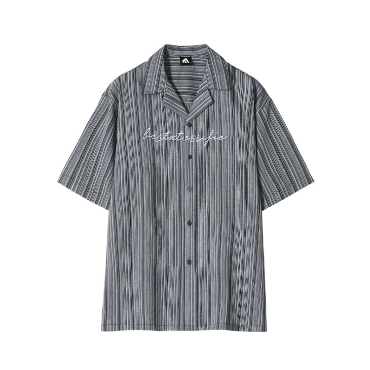MRCYC Cuba Collar Stripe Shirt