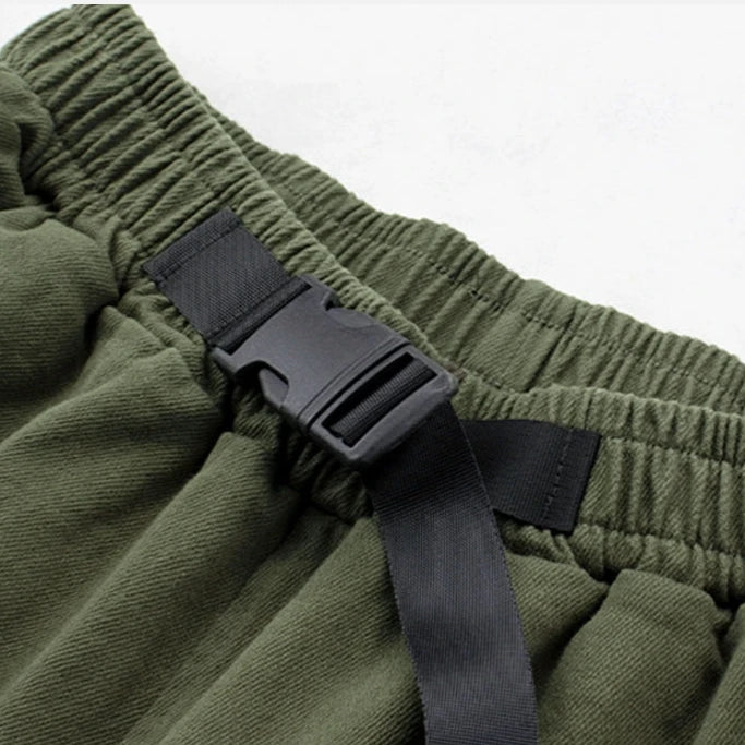 MRBO Green Cotton Summer Shorts
