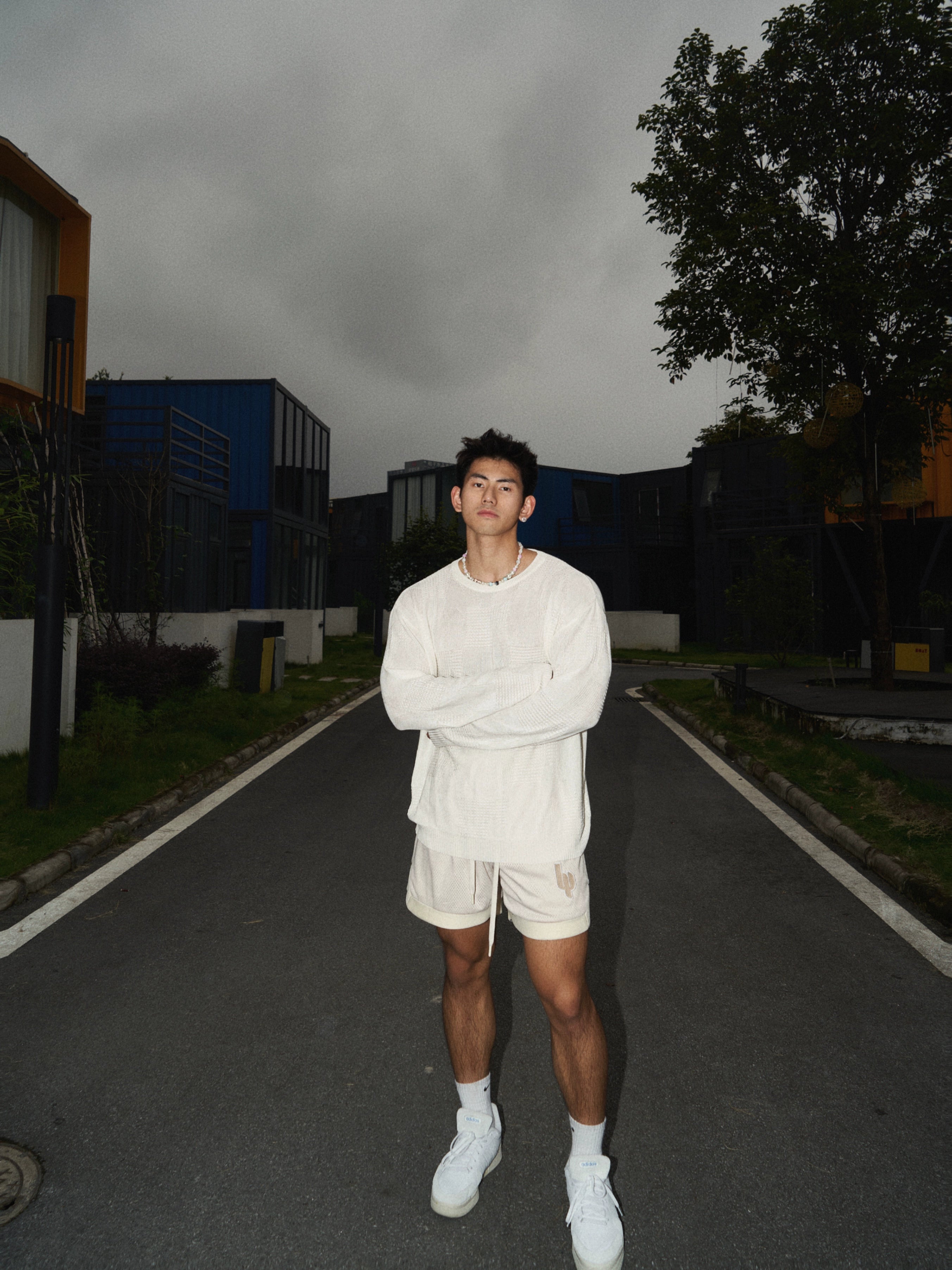 PLM Long Sleeve Breathable Hollow Jumper