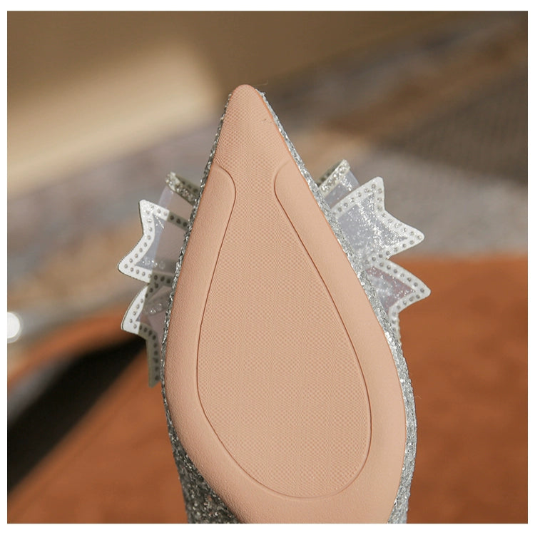 MRWEI Zephyra Golden Bridal Heels with Bow Detail