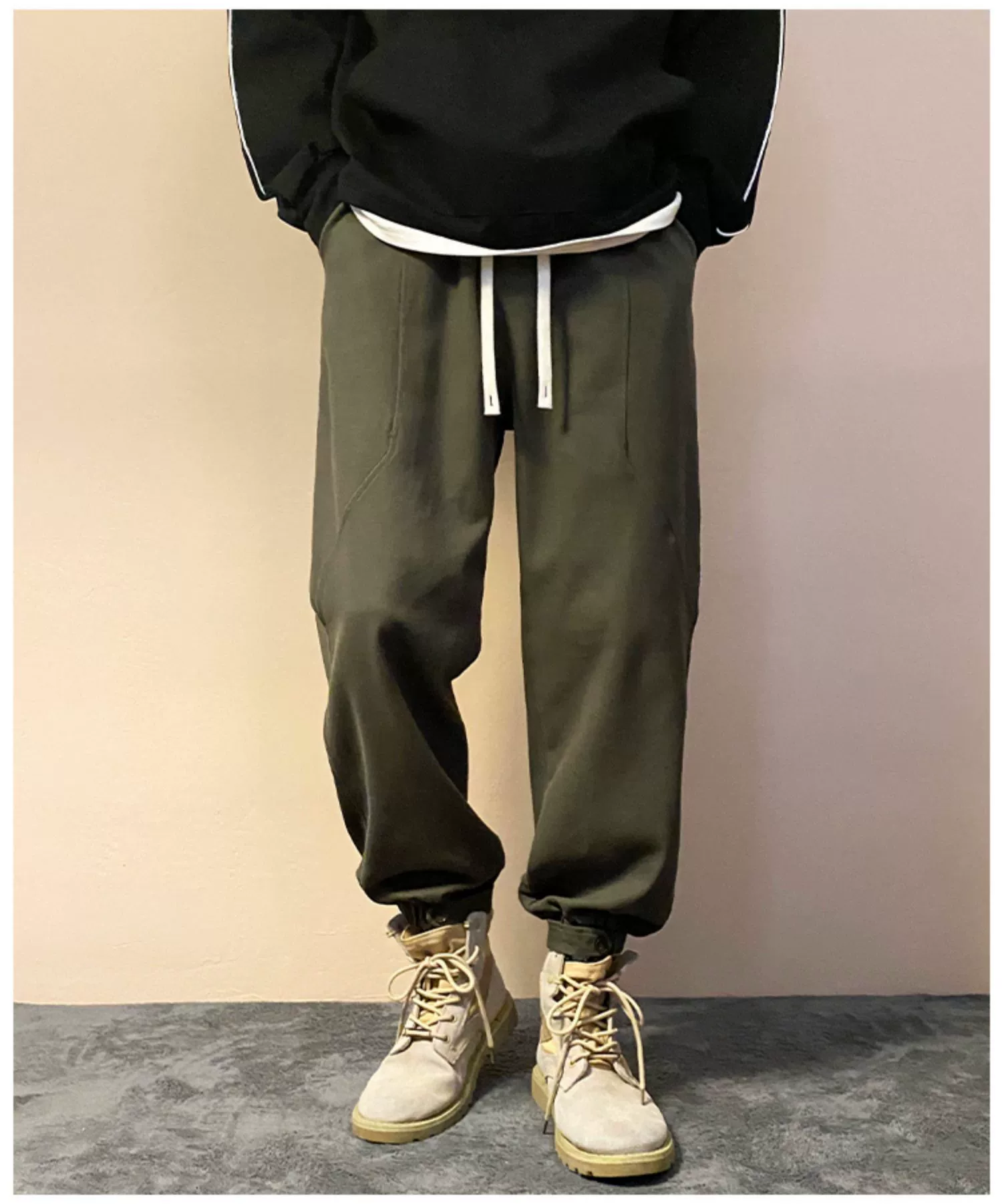 MRBO Oversized Cotton Sports Trousers