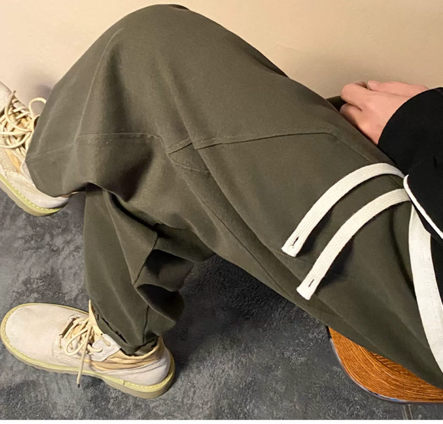 MRBO Oversized Cotton Sports Trousers